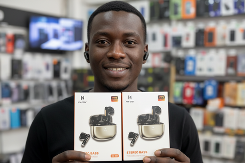 Écouteurs Sans Fil KM-Star - Basses Stéréo Puissantes & Design Premium
